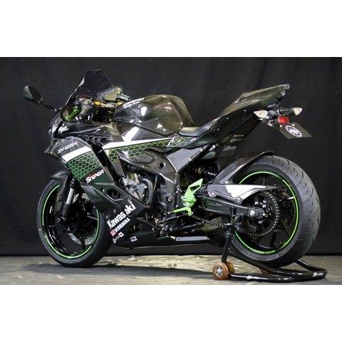 A-TECH エーテック フェンダーレスキット タイプ：綾織ドライカーボン(DC)／クリア塗装済 ZX-25R KAWASAKI カワサキ フェンダー関連 外装 | A-TECH | 06