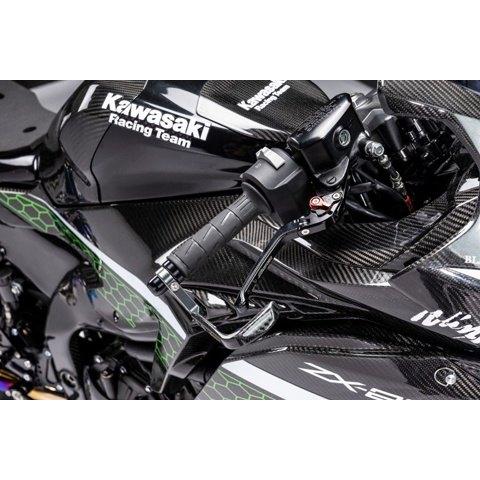 A-TECH エーテック ブレーキレバーガード タイプ：ドライカーボンケブラー(DCK)／クリア塗装済 ZX-25R KAWASAKI カワサキ レバーガード ハンドル | A-TECH | 02