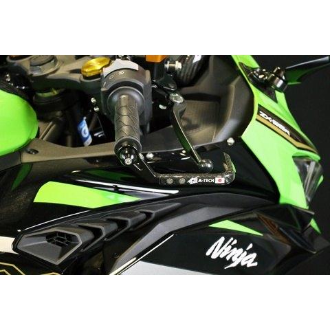 A-TECH エーテック ブレーキレバーガード タイプ：開繊ドライカーボン(KDC)／クリア塗装済 ZX-25R KAWASAKI カワサキ レバーガード ハンドル | A-TECH | 04