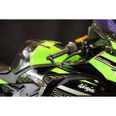 A-TECH エーテック ブレーキレバーガード部のみ タイプ：ドライカーボンケブラー(DCK)／クリア塗装済 ZX-25R KAWASAKI カワサキ レバーガード ハンドル | A-TECH | 02