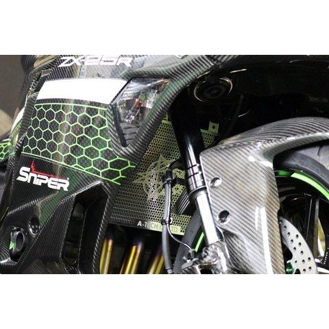 A-TECH エーテック ラジエターコアガード タイプ：R ZX-25R KAWASAKI カワサキ ラジエーターコアガード・オイルクーラーコアガード 冷却関連 エンジンの画像