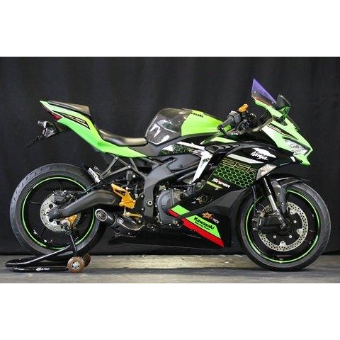 A-TECH エーテック リアフェンダーSTD タイプ：平織ドライカーボン(CDC)／クリア塗装済 ZX-25R KAWASAKI カワサキ リアフェンダー フェンダー関連 外装の画像