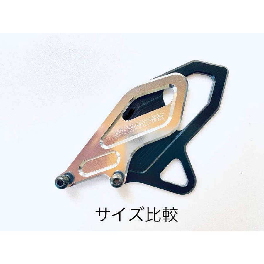 STRIKER ストライカー ステップキットオプション ワイドヒールガード タイプ：R 単品 / カラー：シルバーハードアルマイト ヒールガード ステップ 足回り | STRIKER | 02
