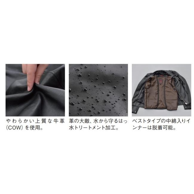 DAYTONA（デイトナ） ダブルライダースジャケット サイズ：M レザー