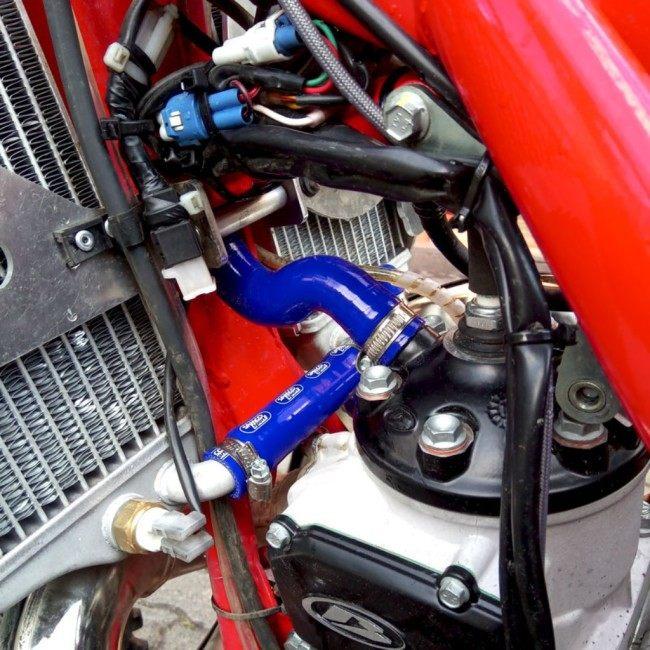 SAMCO SPORT サムコスポーツ クーラントホース(ラジエーターホース) カラー：レッド 250 RR 2T 300 BETA ベータ ラジエーター 冷却関連 エンジン_3