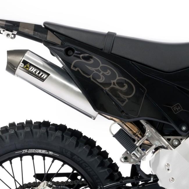 XR230用DELTA Barrel 4 マフラー ステンレス Amazon | DELTA(デルタマフラー) BARREL4(バレル4)-S