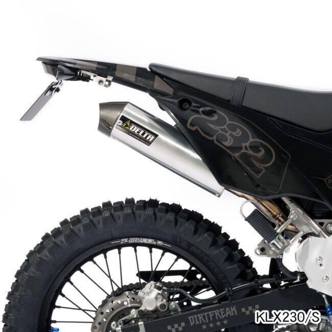 DELTA（デルタ） バレル4-S サイレンサー KLX230 '-23【政府認証