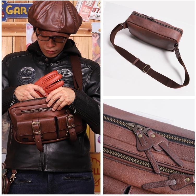 DEGNER デグナー レザーボディバッグ／LEATHER BODY BAG ショルダーバッグ バッグの画像