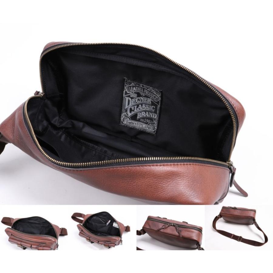 DEGNER（デグナー） レザーボディバッグ／LEATHER BODY BAG ショルダー