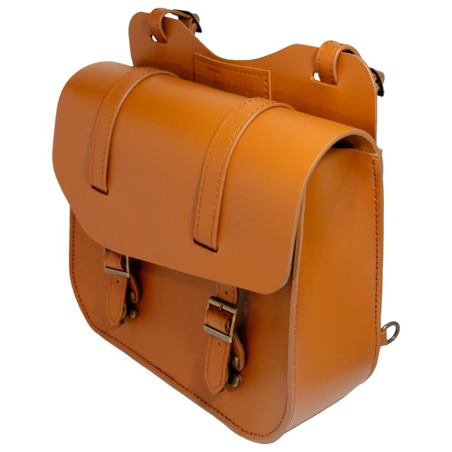 TERADA MOTORS テラダモータース 本革製レザーサドルバッグ タイプ