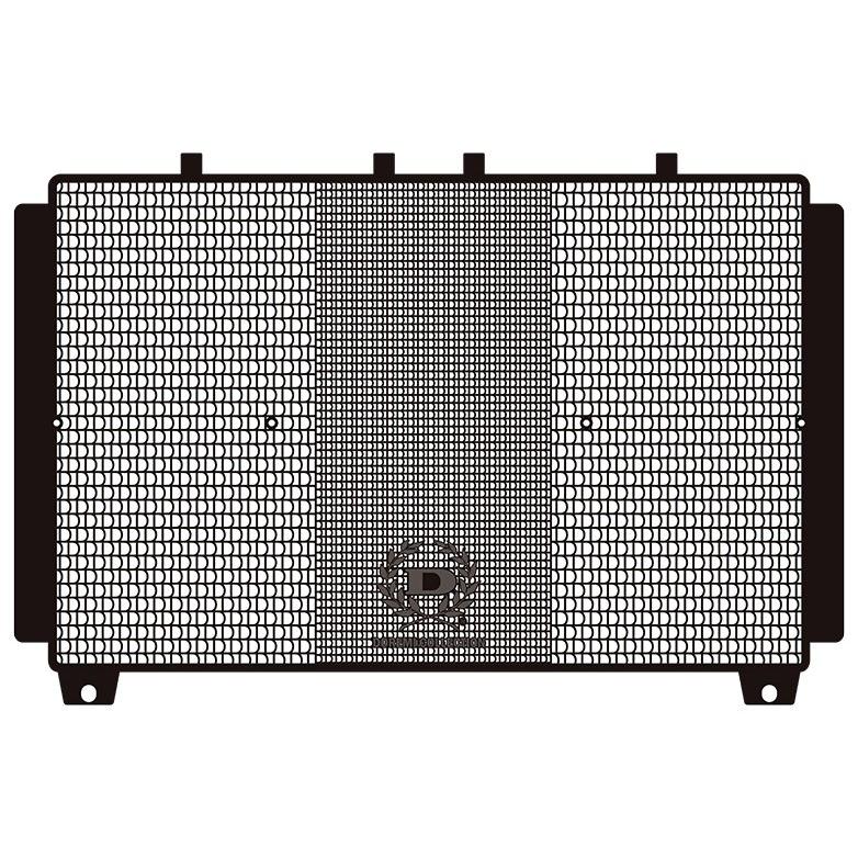 Z900RSドレミコレクションラジエターコアガードブラック