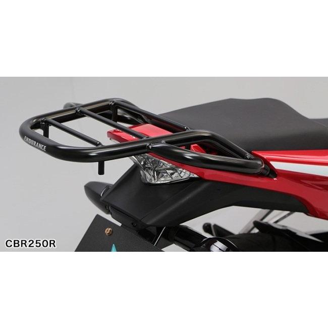 エンデュランス タンデムグリップ付きリアキャリア CBR250R CBR250R CBR125R CB250F タンデムグリップ付きリアキャリア+リア