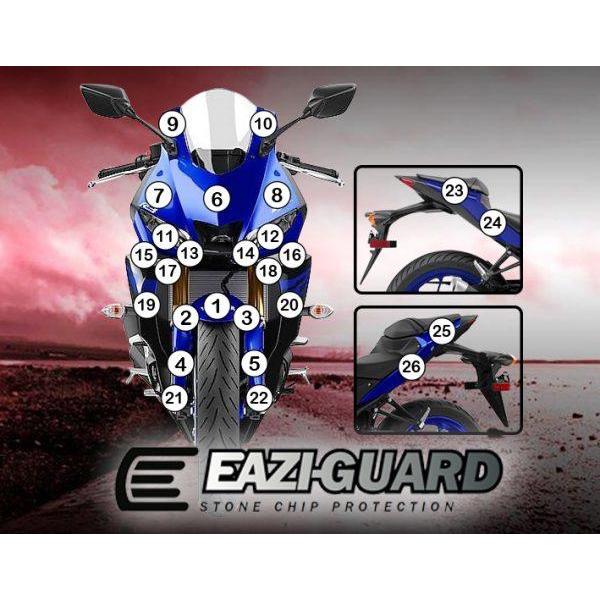 EAZI-GUARD イージーガード 車種別ストーンチッププロテクションフィルム カラー：グロスサーフェイス(艶あり) F900XR BMW 外装 | ブランド登録なし