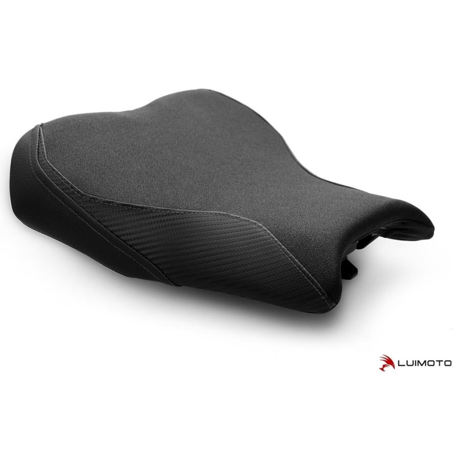 LUIMOTO ルイモト フロントシートカバー タイプ：TEC-GRIP／CF ブラック／PRODIGY ブラック／ブラック ステッチ ZX-25R KAWASAKI カワサキ シートカバー 外装