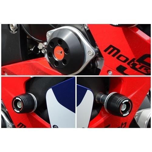 AGRAS アグラス レーシングスライダー 3点SET タイプ：ロゴ無／ジュラコン／ホワイト CBR1000RR-R HONDA ホンダ エンジンスライダー・フレームスライダー
