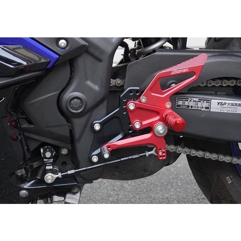 M.Tさん専用 SNIPER（スナイパー） バックステップ カラー：レッド MT-03 MT-25 YZF