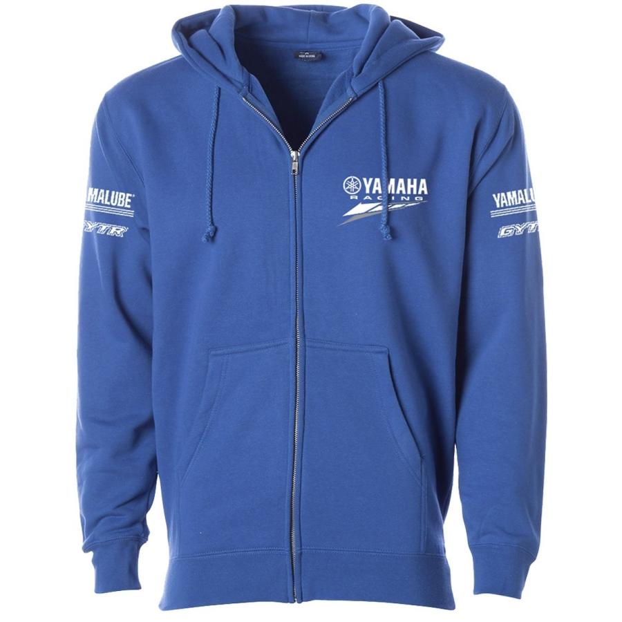 激安ブランド Racing Hooded Yamaha サイズ Zip Us Yamaha 北米ヤマハ純正アクセサリー Sweatshirt バイクウェア