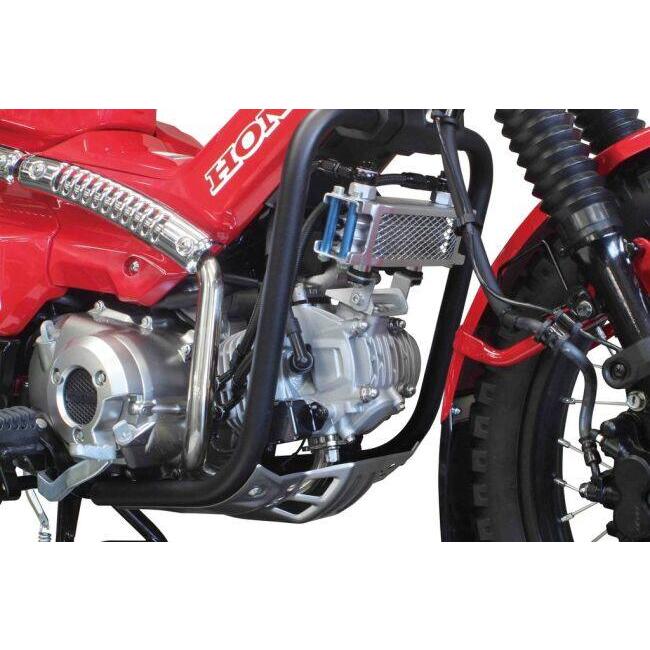 SP武川 SPタケガワ コンパクトクールキット(AN＃4ブレードホース／シリンダー) タイプ：3フィン4オイルライン CT125 HONDA ホンダ オイルクーラー 冷却関連_1