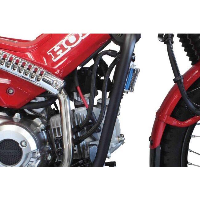 SP武川 SPタケガワ コンパクトクールキット(AN＃4ブレードホース／シリンダー) タイプ：3フィン4オイルライン CT125 HONDA ホンダ オイルクーラー 冷却関連_2