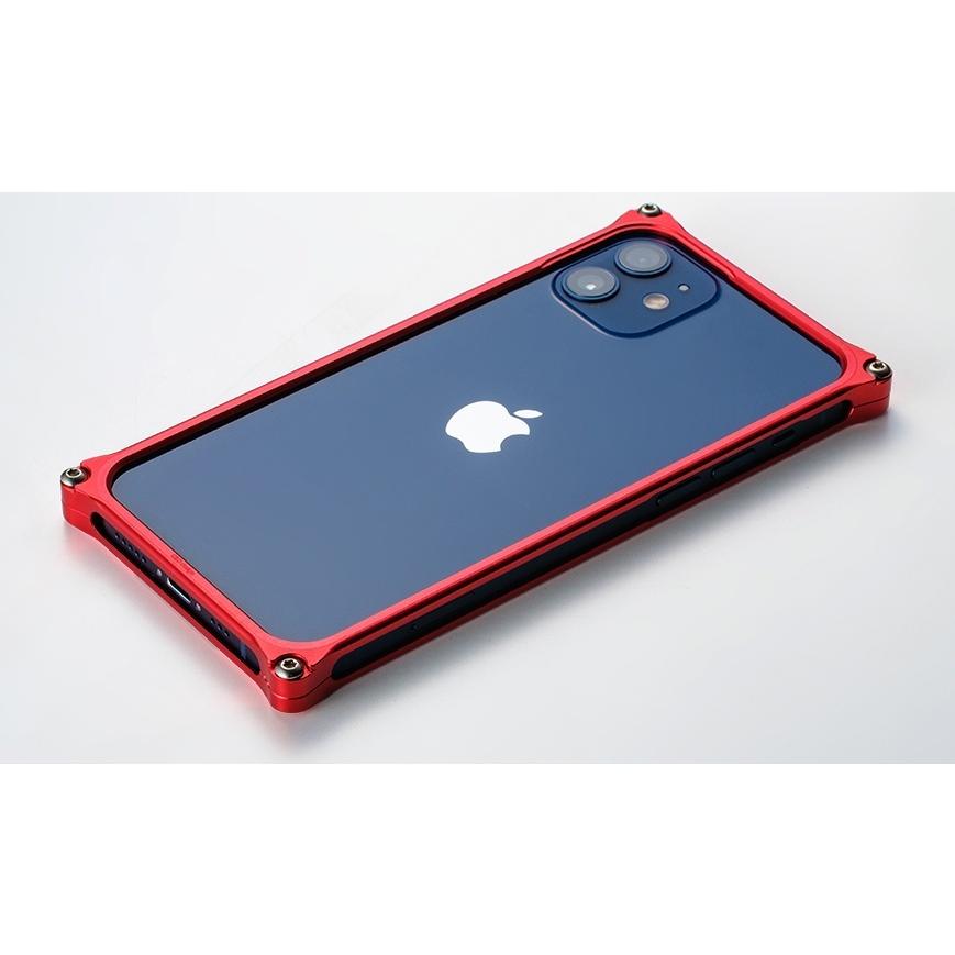 GILD design ギルドデザイン ソリッドバンパー for iPhone 12 mini カラー：レッド (型番：GI-429R) スマートフォンケース 電子機器類 | GILD design