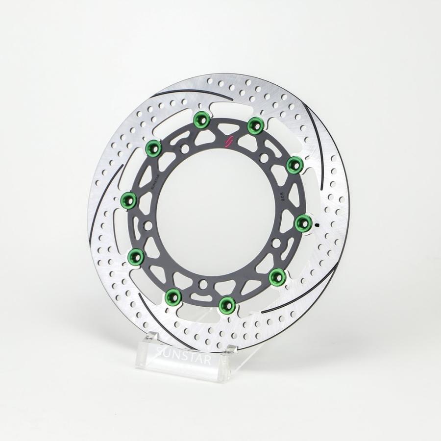 SUNSTAR サンスター プレミアムレーシング “ホール＆スリットタイプ” フロントディスクローター Ninja ZX-25R Ninja400 Z250 Z400 NINJA250 ブレーキ | SUNSTAR（バイク）