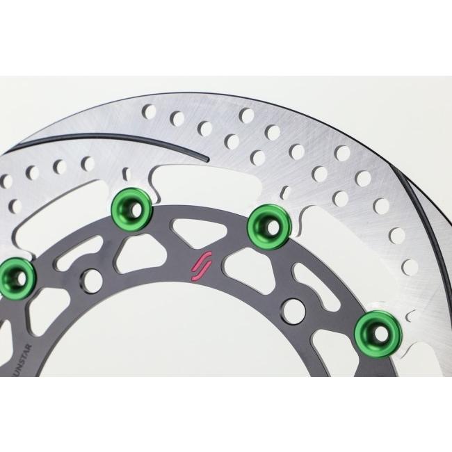 SUNSTAR サンスター プレミアムレーシング “ホール＆スリットタイプ” フロントディスクローター Ninja ZX-25R Ninja400 Z250 Z400 NINJA250 ブレーキ | SUNSTAR（バイク） | 01