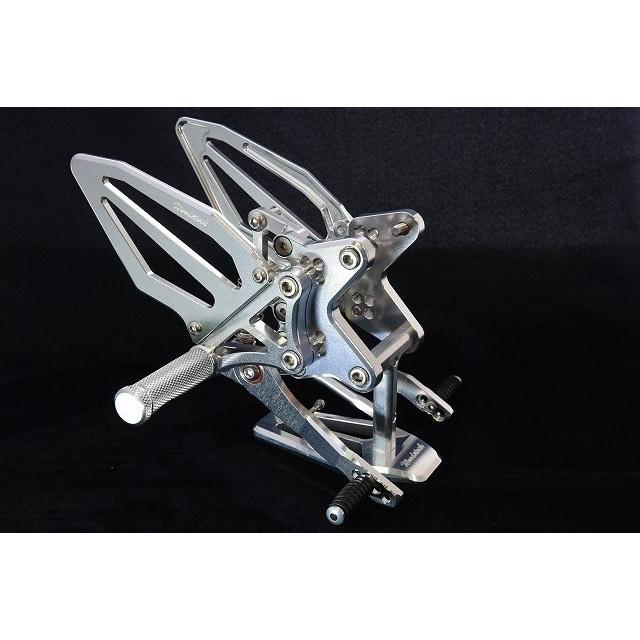 WOODSTOCK ウッドストック バックステップキット ステップバータイプ：STDステップバー / ペダルタイプ：STDペダル カラー：オールシルバー KAWASAKI カワサキ | woodstock | 01