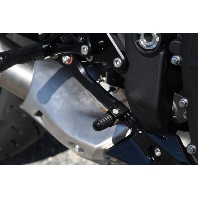 WOODSTOCK ウッドストック バックステップキット ステップバータイプ：ハイグリップステップバー / ペダルタイプ：STDペダル カラー：オールブラック ステップ | woodstock | 02