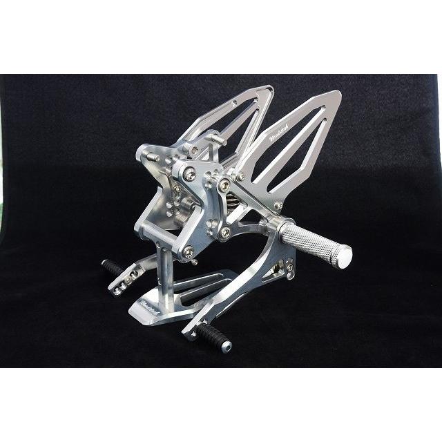 WOODSTOCK ウッドストック バックステップキット ステップバータイプ：ハイグリップステップバー / ペダルタイプ：STDペダル カラー：オールシルバー ステップ | woodstock