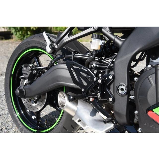 WOODSTOCK ウッドストック バックステップキット ステップバータイプ：ハイグリップステップバー / ペダルタイプ：可倒式ペダル カラー：オールブラック 足回り | woodstock | 04