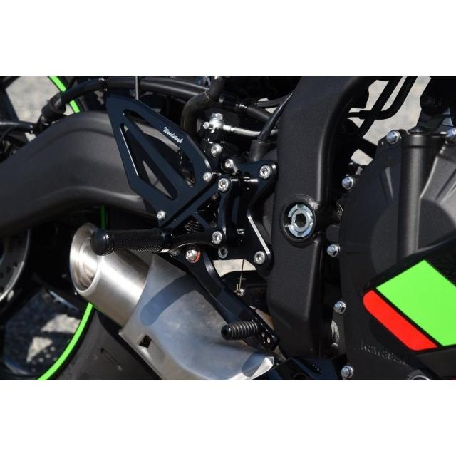 WOODSTOCK ウッドストック バックステップキット ステップバータイプ：ハイグリップステップバー / ペダルタイプ：可倒式ペダル カラー：オールブラック 足回り | woodstock | 08