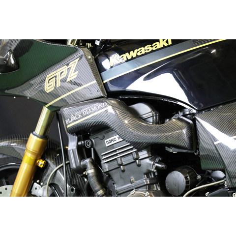 GPZ900RラムエアーキットSPL 綾織カーボン A-TECH（エーテック） ラムダクトSPL タイプ：綾織ドライカーボン(DC
