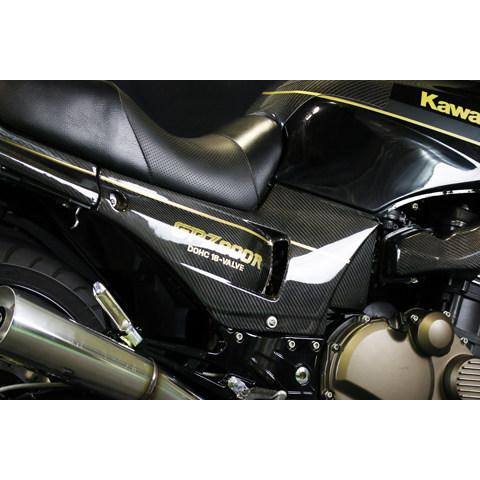 A-TECH（エーテック） サイドカバーSPL タイプ：綾織ドライカーボン(DC