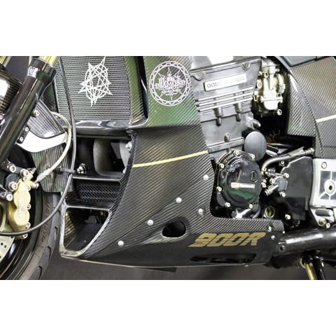 A-TECH エーテック アンダーカウルSTD タイプ：綾織ドライカーボン(DC)／クリア塗装済 GPZ750R GPZ750R-900R GPZ900R KAWASAKI カワサキ アンダーカウル 外装_2