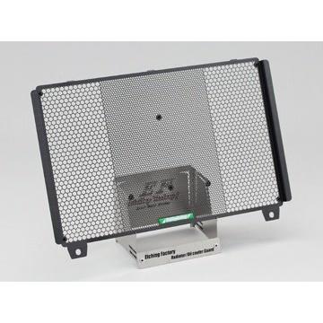 ETCHING FACTORY エッチングファクトリー ラジエターガード カラー：ブラック ZX-25R KAWASAKI カワサキ ラジエーターコアガード・オイルクーラーコアガード | Etching Factory