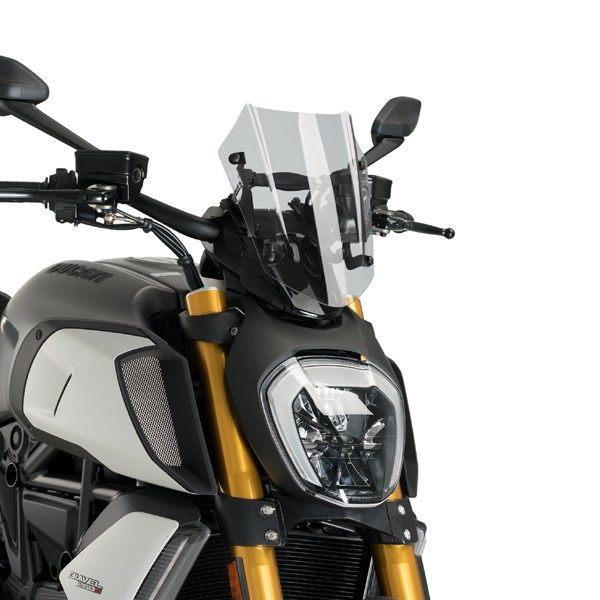 Puig プーチ ニュージェネレーションNKスクリーン(SPORT) カラー：ブラック DIAVEL 1260 DIAVEL 1260S DUCATI ドゥカティ DUCATI ドゥカティ｜webike｜03