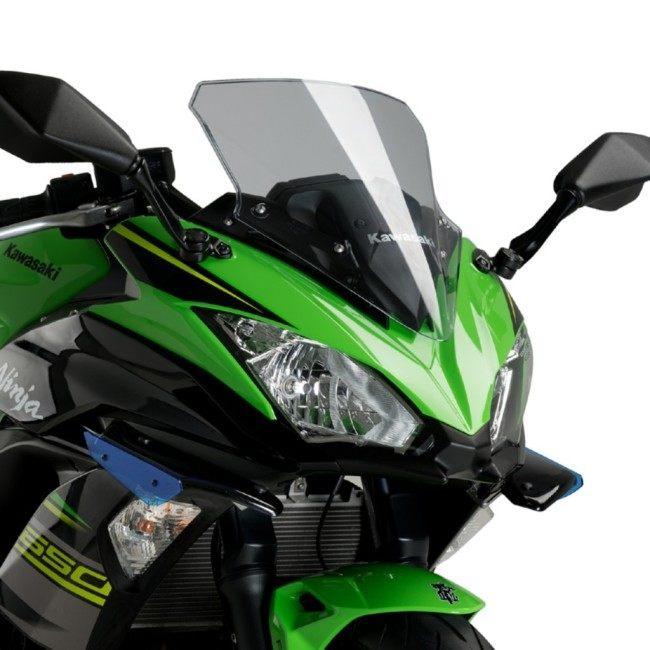 Puig プーチ サイドダウンフォーススポイラー カラー：ブルー NINJA 650 KAWASAKI カワサキ｜webike｜02