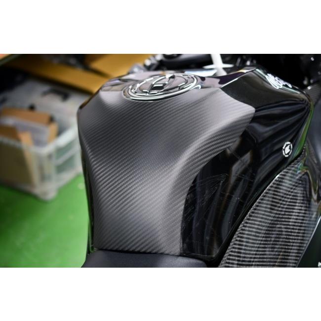 SPEEDRA スピードラ タンクパッド 仕様：平織り艶あり ZX-6R KAWASAKI カワサキ タンク関連 外装_1
