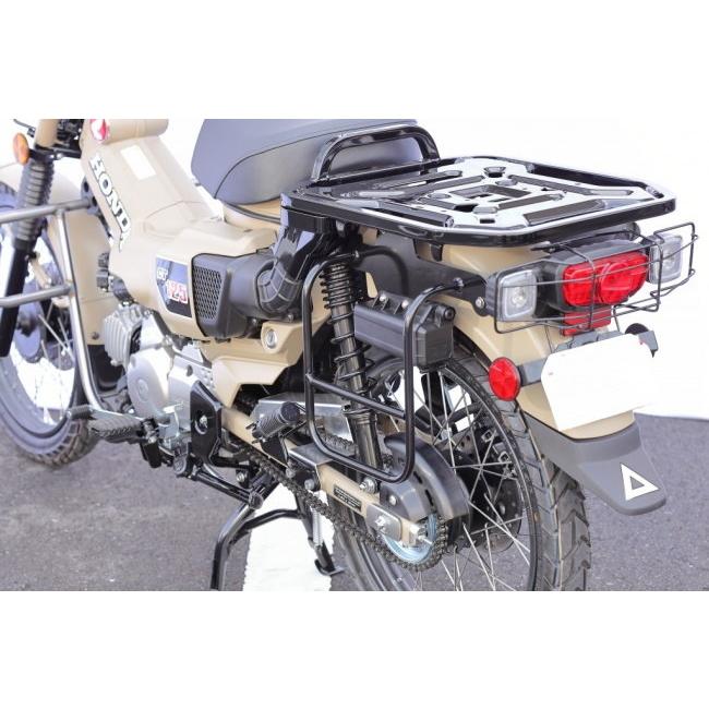 KIJIMA（キジマ） CT125 ハンターカブ用ブラックレフトバッグサポート
