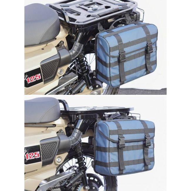 KIJIMA（キジマ） CT125 ハンターカブ用ブラックレフトバッグサポート