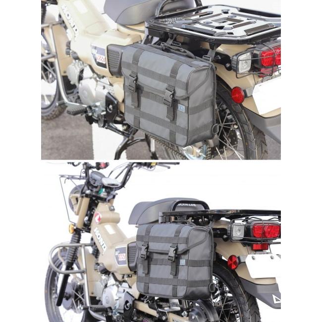 KIJIMA（キジマ） CT125 ハンターカブ用ブラックレフトバッグサポート