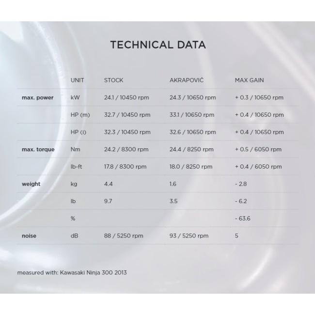 AKRAPOVIC アクラポビッチ スリップオンラインマフラー Ninja250 Ninja300 Z250 KAWASAKI カワサキ スリップオンマフラー マフラー | AKRAPOVIC | 01