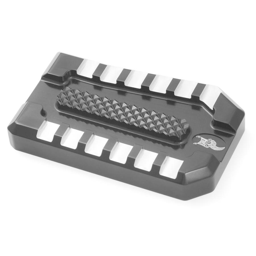 Ken’s factory ケンズファクトリー ［Next Level：ネクスト レベル ］Brake Pedal Cover：ブレーキペダルカバー カラー：ブラック・マシンカット ステップ