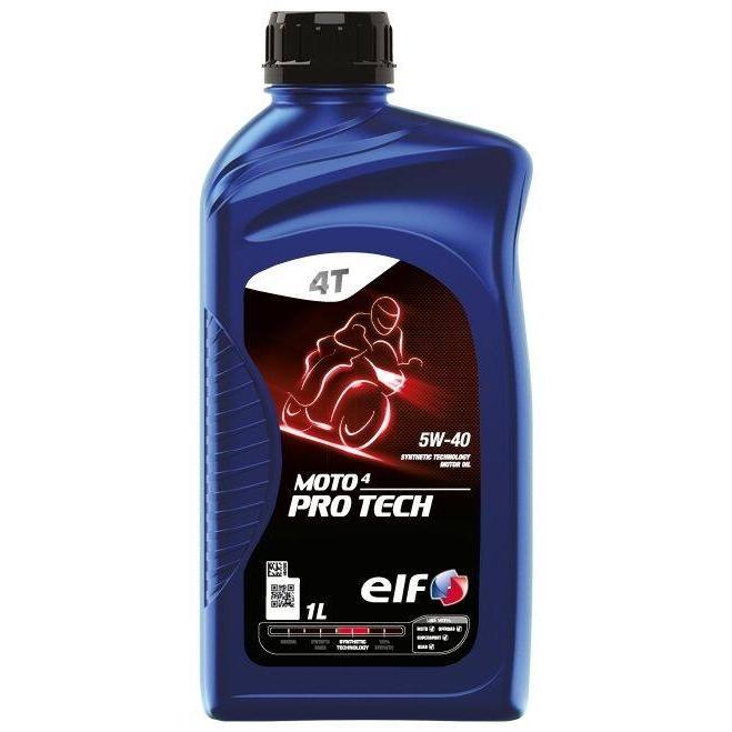 エルフ（ELF）エンジンオイルMOTO4　　5W-40　バイク用化学合成油4L elf（エルフ） エルフオイル MOTO4 PRO TECH(モト4プロテック)【5W-40
