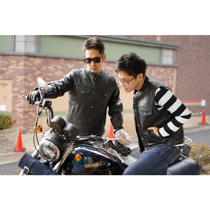 DEGNER デグナー レザーベスト サイズ：M ベスト アパレル