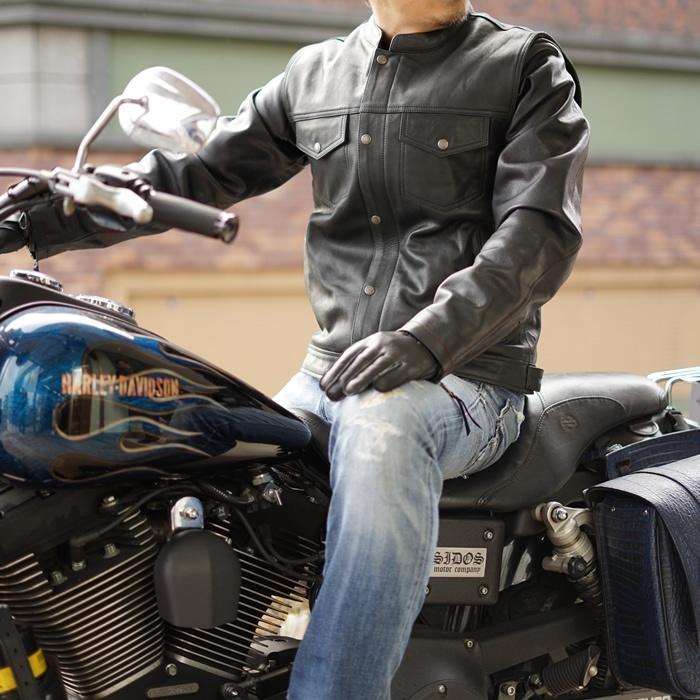 DEGNER レザーベスト XL ブラウン 4WV-14 レザーベスト | DEGNER