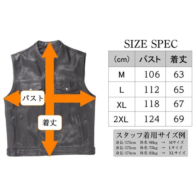 DEGNER レザーベスト XL ブラウン DEGNER デグナー レザーベスト サイズ：XL ベスト アパレル