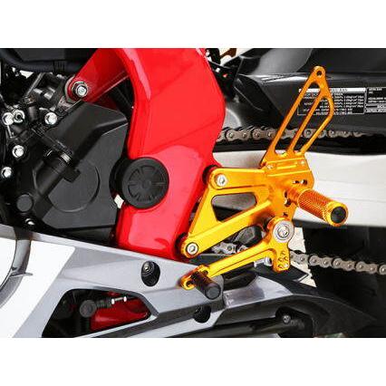 着後レビューで 送料無料 Babyface Babyface ベビーフェイス パフォーマンスステップキット カラー ブラック Cbr250rr