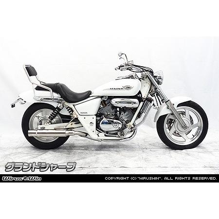 グランドシャープマフラー スリップオン 未使用 WirusWin（ウイルズウィン） グランドシャープマフラー Vツイン マグナ