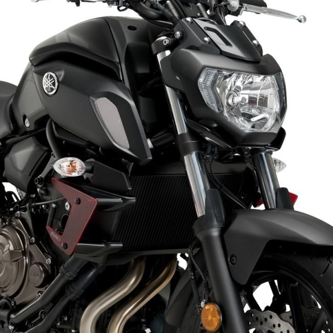 最大68 Offクーポン Puig Puig プーチ サイドダウンフォースネイキッドスポイラー カラー レッド Yamaha ヤマハ Mt 07